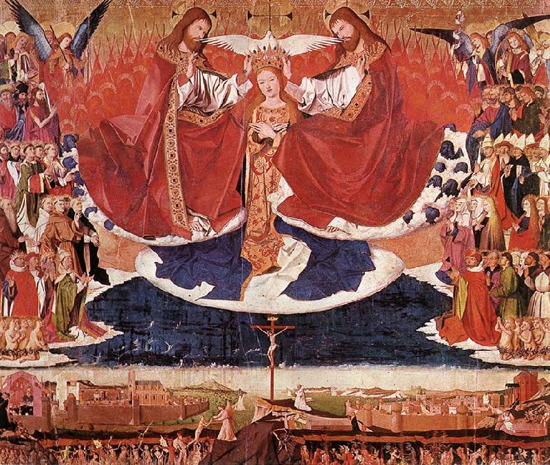 The Coronation of Mary jkh, CHARONTON, Enguerrand